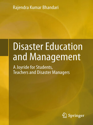 cover image of Disaster Education and Management